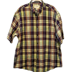 EDDIE BAUER MEN’S SHORT SLEEVE SHIRT SIZE L